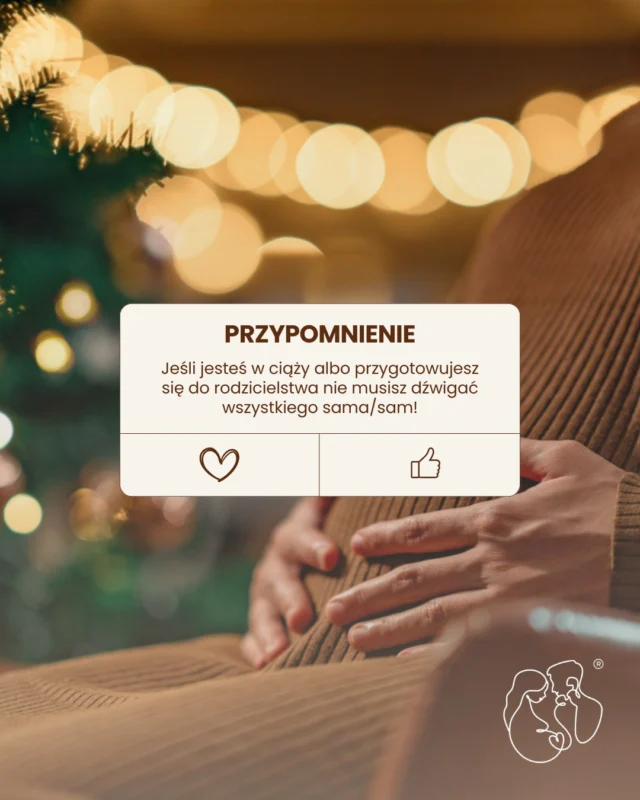 Święta to nie lista zadań do odhaczenia! To spokój, bliskość i bezpieczeństwo - także to, które tworzycie dla Waszego maluszka 🤰❣️ Nie musisz ulepić 100 pierogów i posprzątać mieszkania na błysk. Odpuść, proś o pomoc, zadbaj o siebie i maleństwo!A Ty, jak zadbasz o siebie w te święta? #halobrzuszek #ciąża #poród #rodzew2026