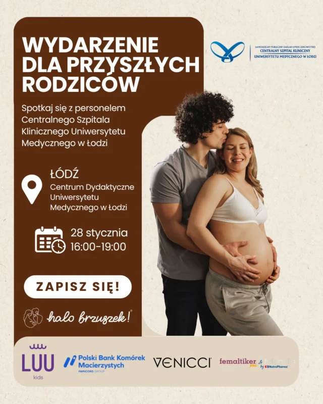 Jedziemy do ŁODZI! 🤰❤️ Pierwszy event w nowym roku i równocześnie nasz pierwszy raz w Łodzi!📅 28 stycznia 📍 Centrum Dydaktyczne Uniwersytetu Medycznego w Łodzi, ul. Pomorska 251Chcesz się przekonać, jak się rodzi w chmurach? 🌥️ Przyjdź na darmowy event i osobiście porozmawiaj z personelem Centralnego Szpitala Klinicznego Uniwersytetu Medycznego w Łodzi!#halobrzuszek #rodzimywchmurach #szpitalłódź #ckdlodz #ciąża #poród