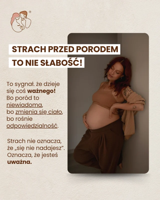 Oswojony strach potrafi zmienić się w spokój 🤎 Zamiast taktyki „nie myśl o tym”, polecamy wiedzę, wsparcie i rozmowę! Im więcej rozumiesz, tym mniej miejsca zostaje na lęk 😇