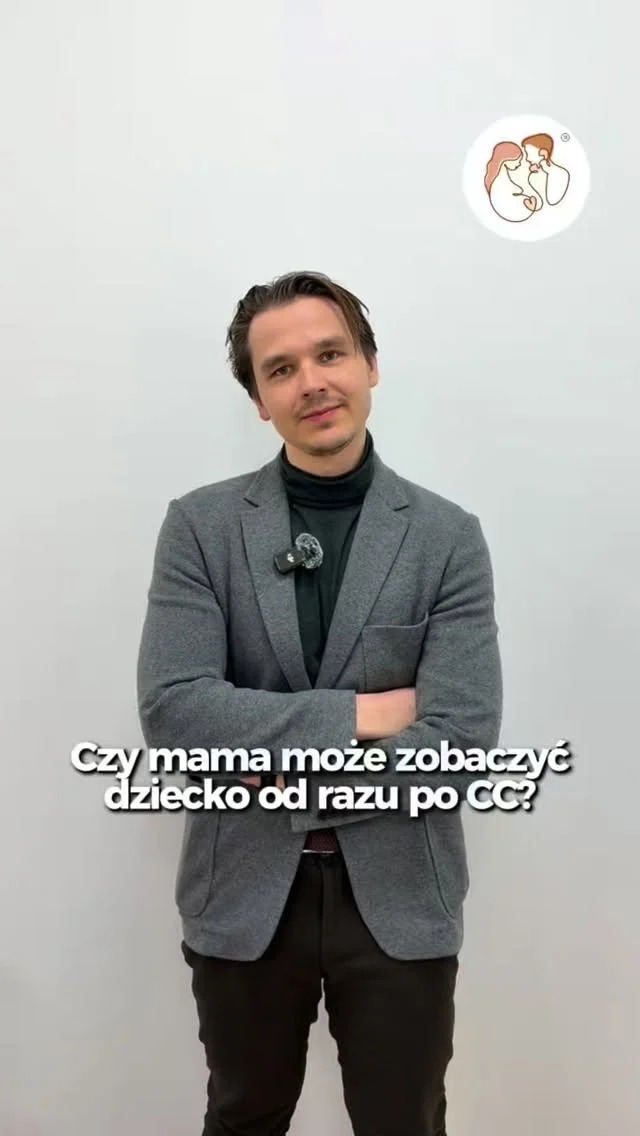 Martwisz się, kiedy po cesarskim cięciu będziesz mogła zobaczyć malucha? Ginekolog lek. Igor Hawryluk @szpitalwiniary wyjaśnia, jak to wygląda 🤰🏼#halobrzuszek #cesarskiecięcie #szpitalwiniary